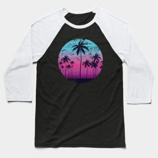 Sundown - 90's surf purple grunge edition Baseball T-Shirt